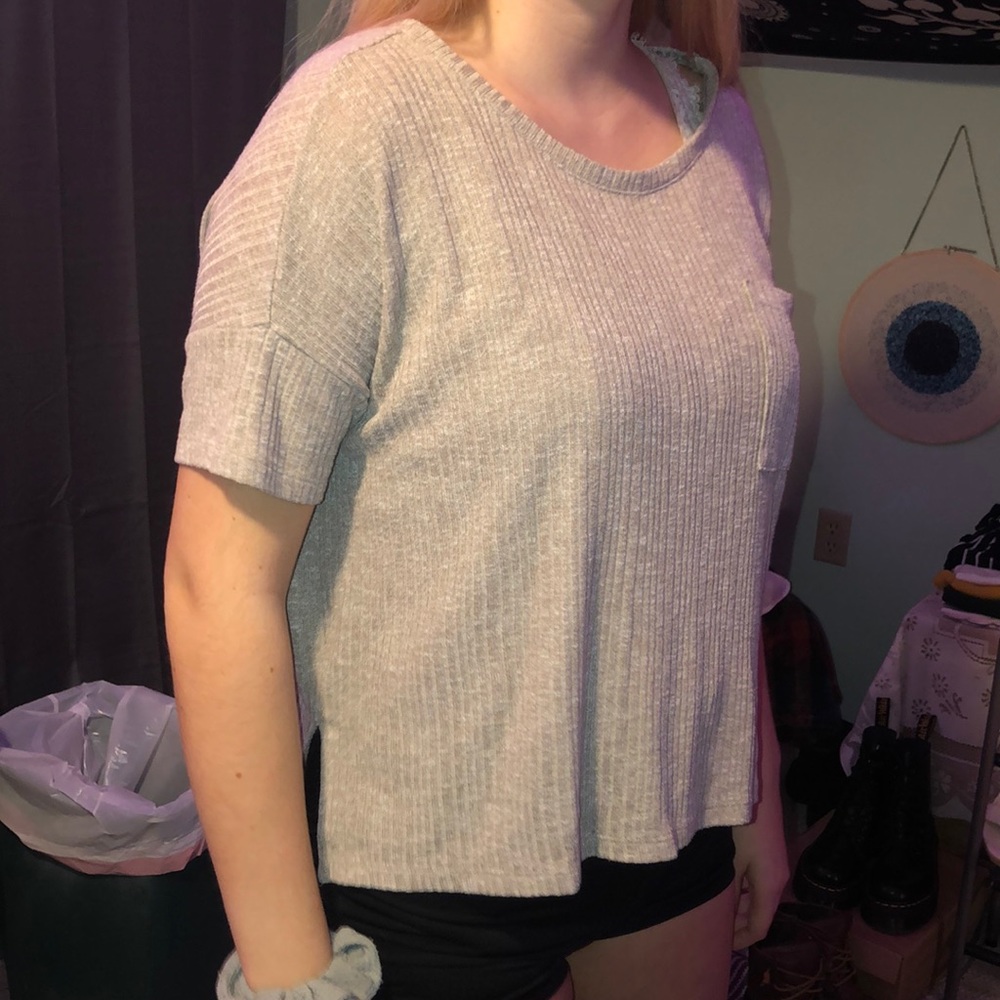 AEO Ribbed T-Shirt - Picture 6 of 6